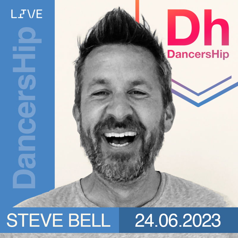 DancersHip June 2023 mix show artwork, Steve Bell 24.06.23